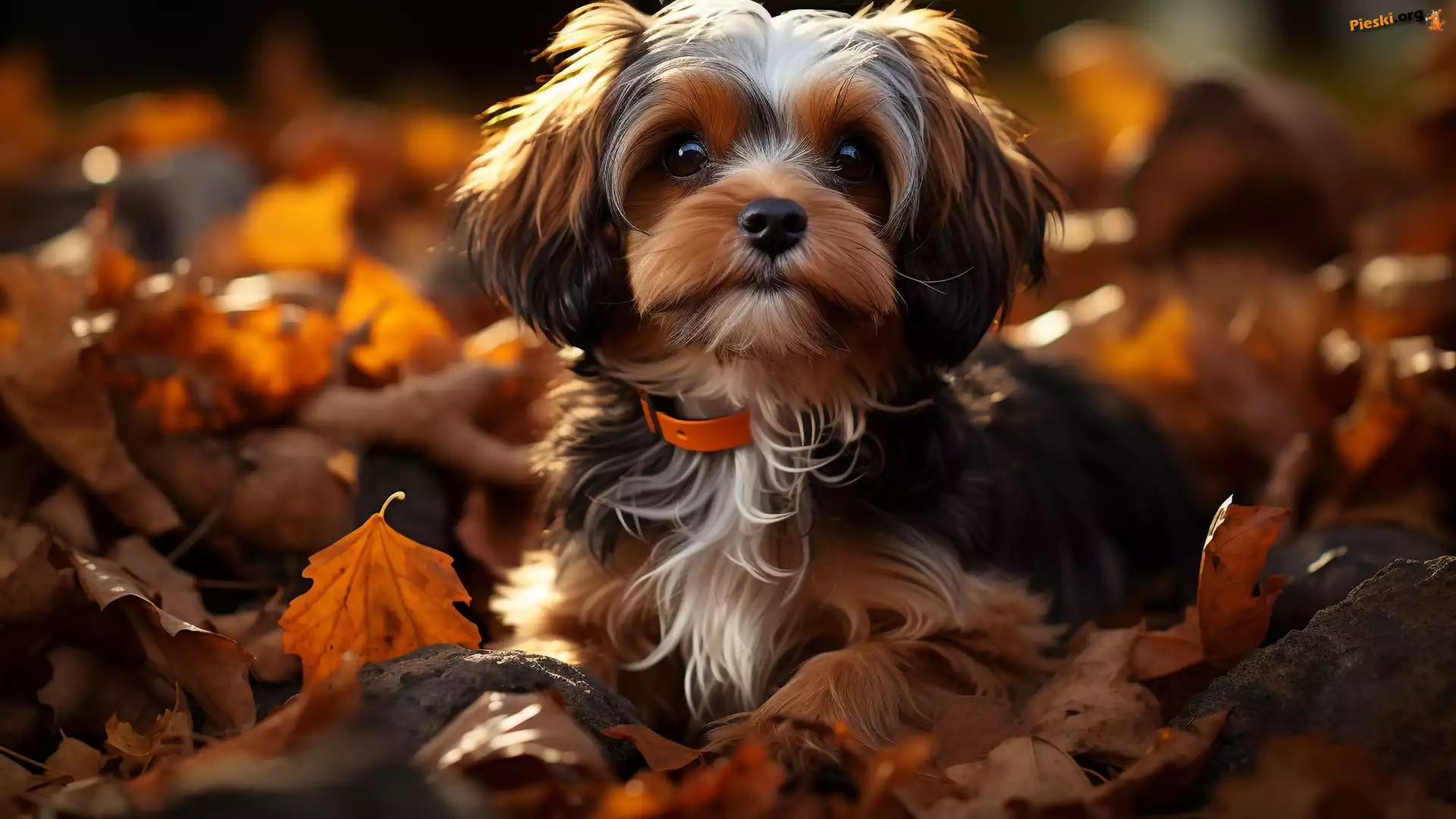 Liście, Yorkshire terrier, Pies