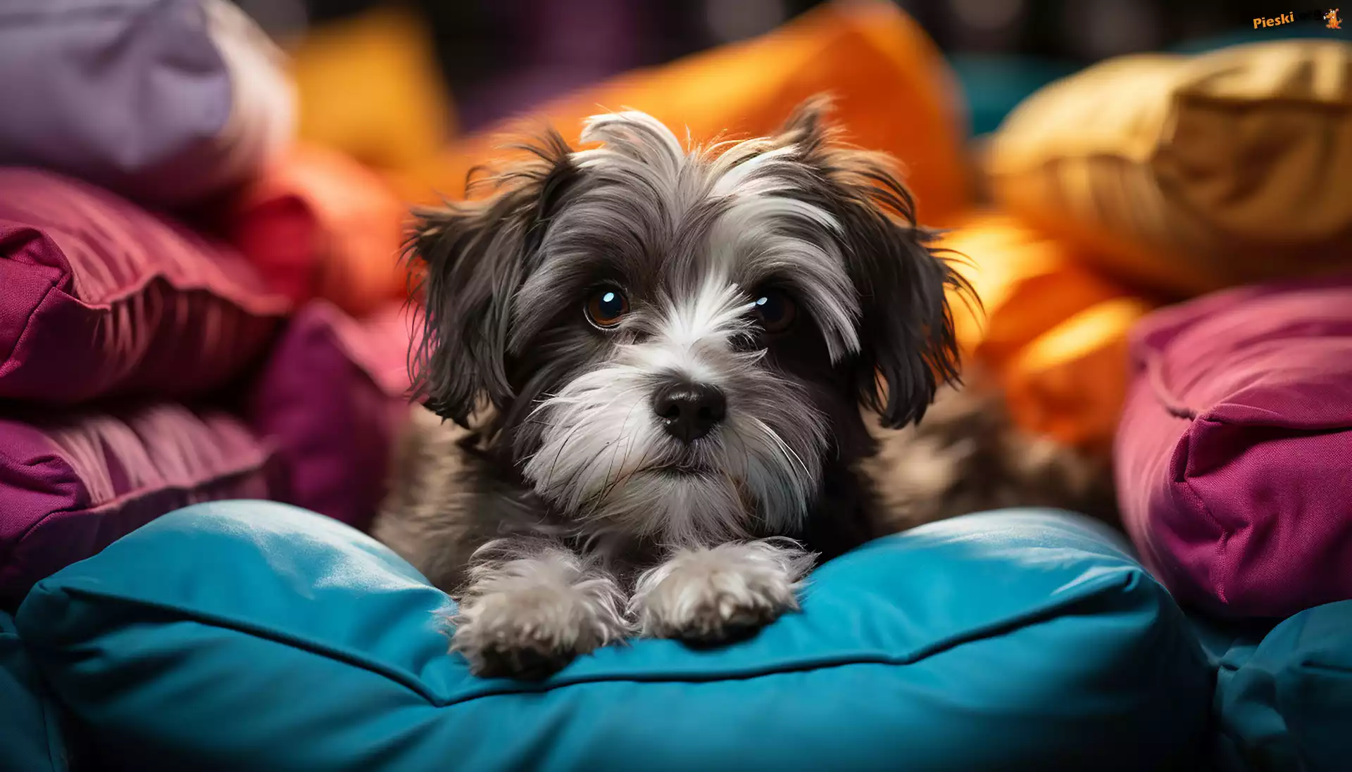 Pyszczek, Poduszki, Pies, Łapki, Yorkshire terrier