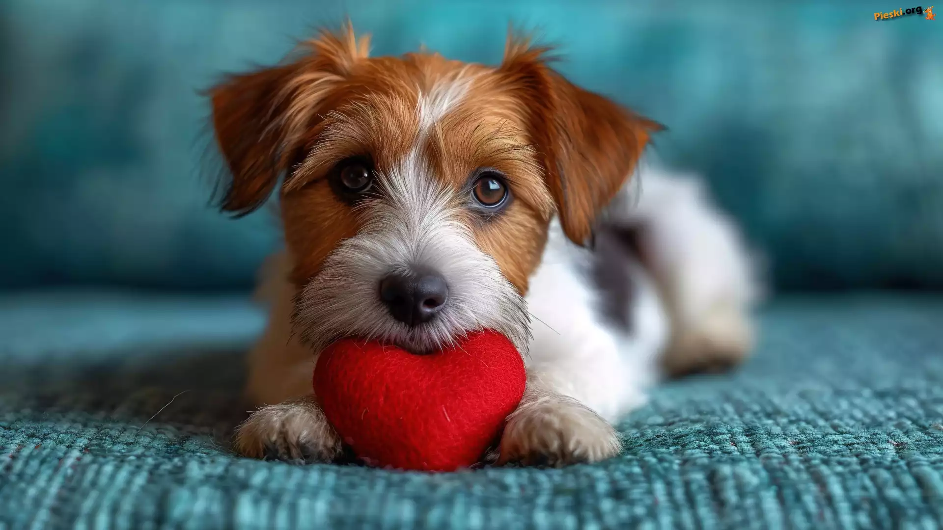 Serce, Jack Russell terrier, Pies, Szczeniak
